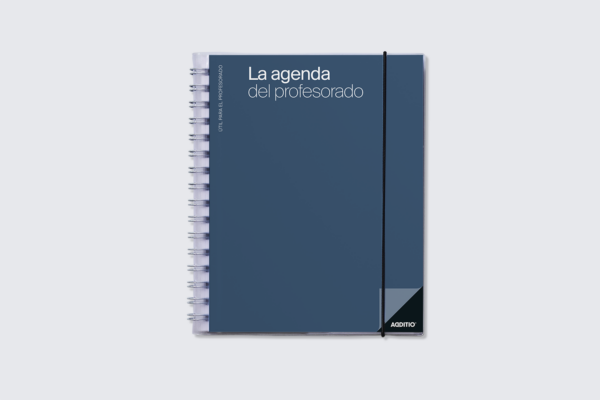 agenda, curso, profesor, semana vista